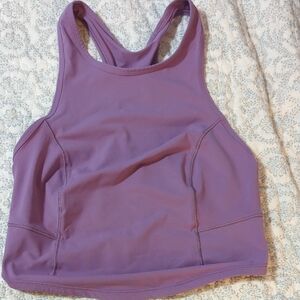 Lululemon Athletica Purple Crop Top Racerback